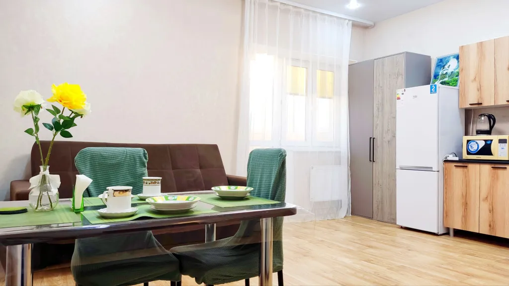 Квартира Уютная студия рядом с ярмаркой — аренда посуточно в Ноябрьск