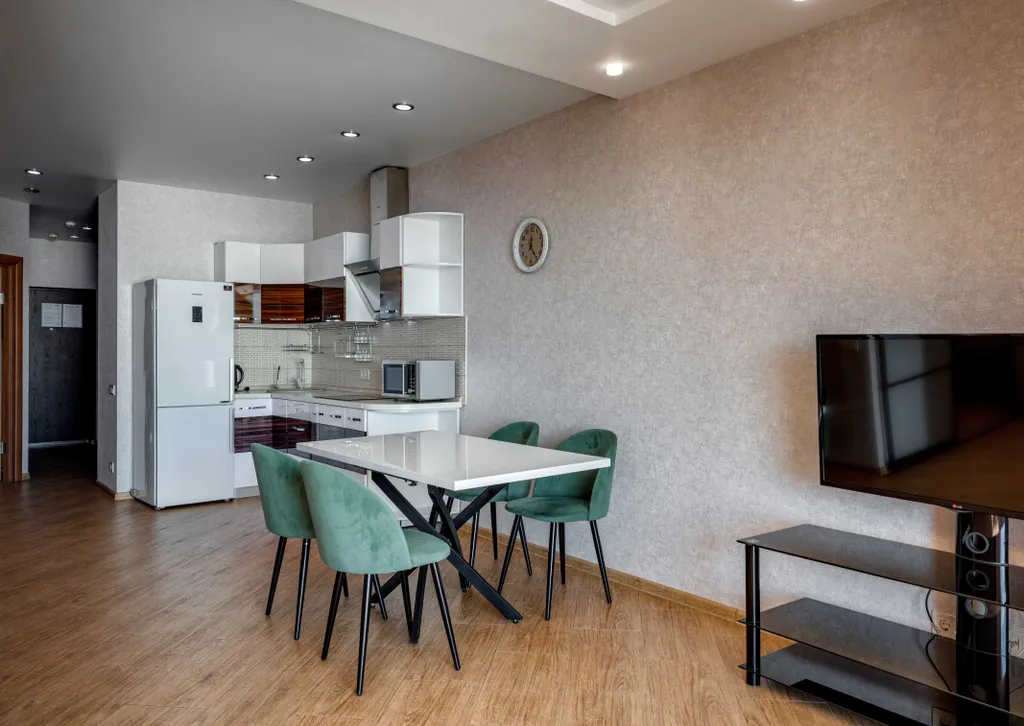 Квартира с видом на море, две спальни и гостиная