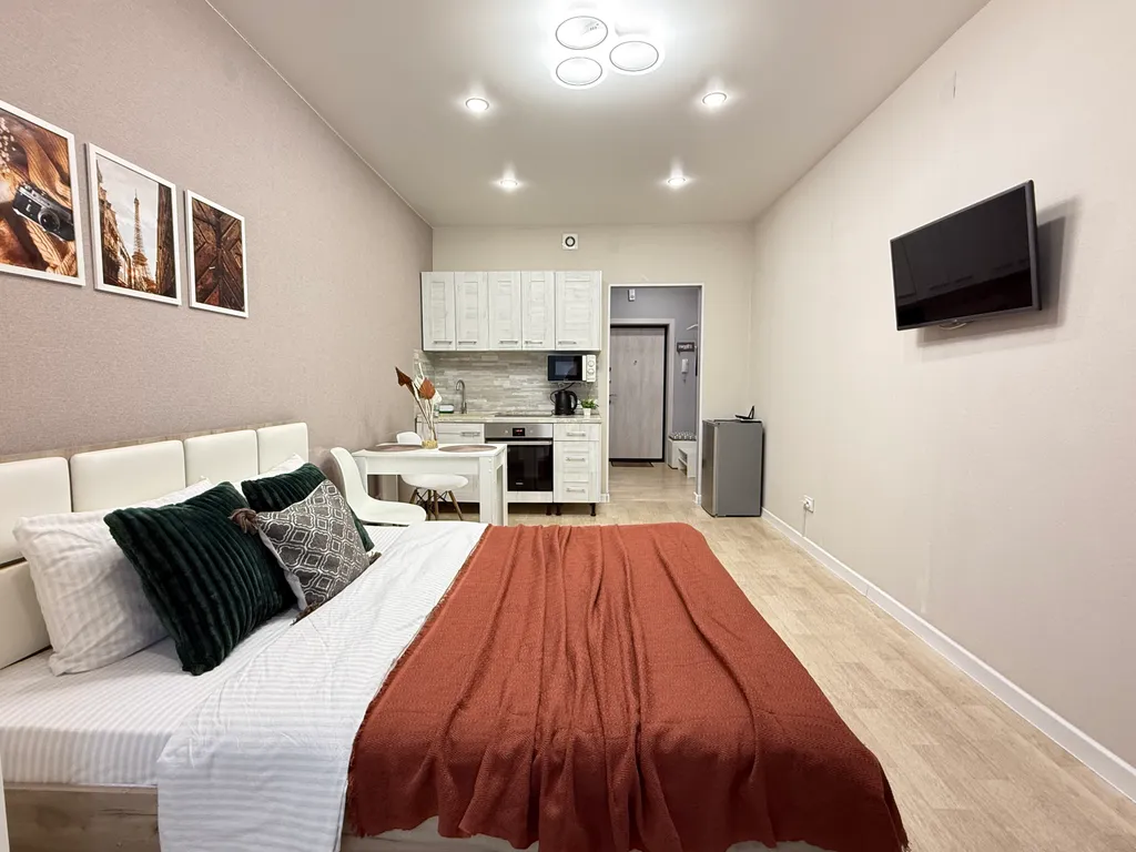 Квартира Квартира Уютная студия на набережной — Красноярск