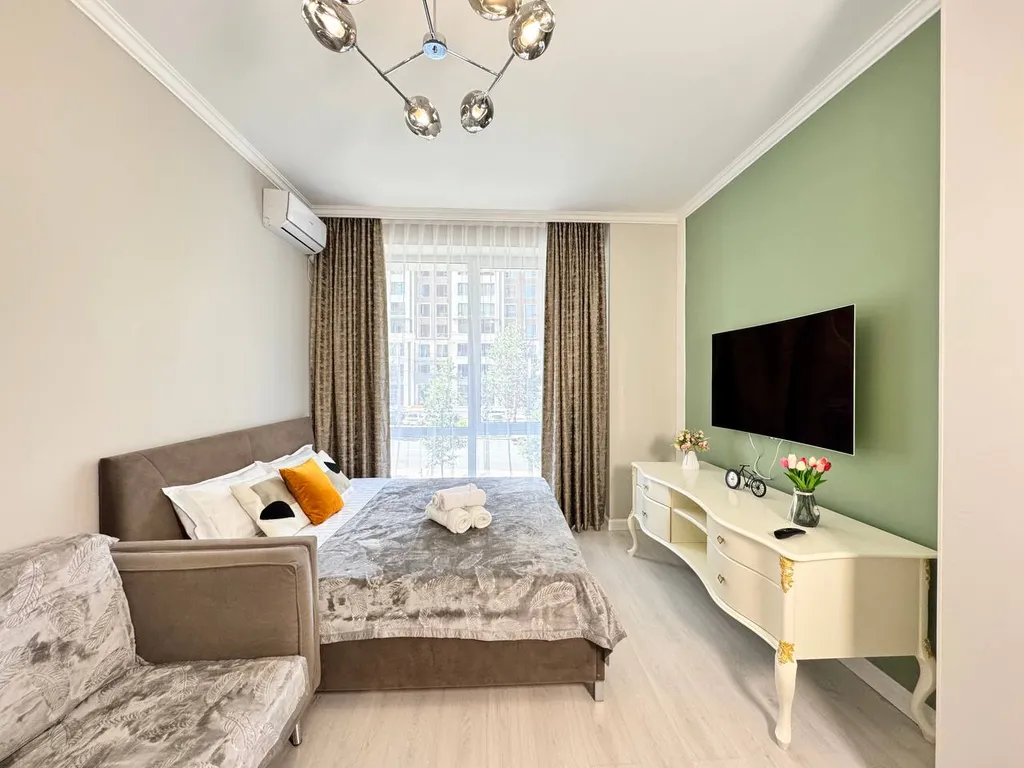 Квартира 2-комнатная в жк 4you, рядом с тц Mega — аренда посуточно в Алматы