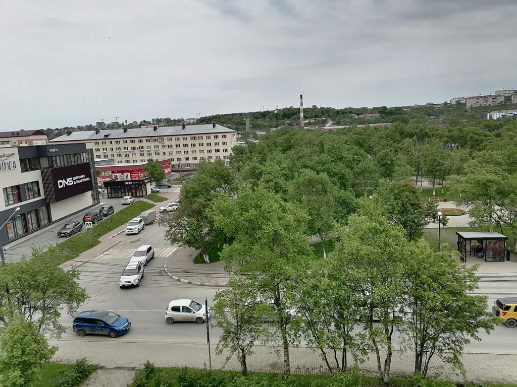 Квартира с видом на сквер