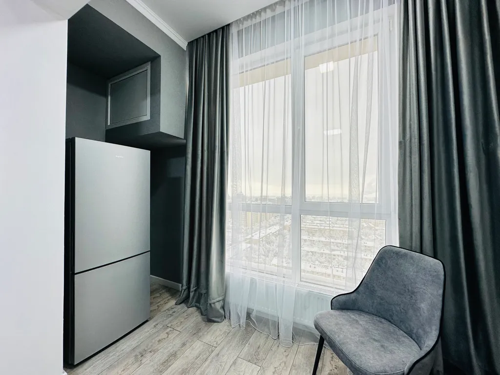 Двухкомнатная квартира с видом на город