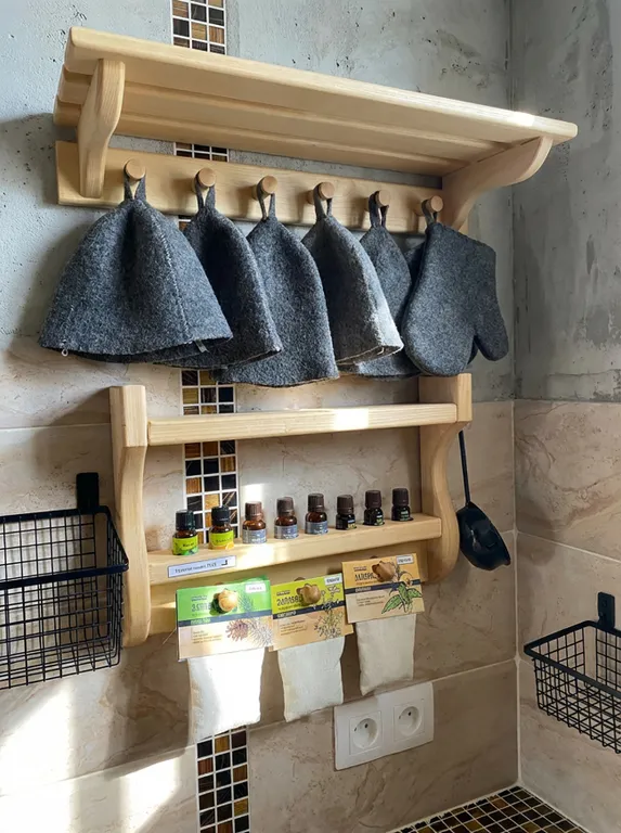 Современный домик с баней, чаном и беседкой