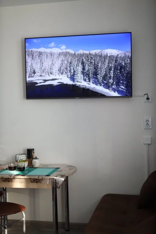 Уютная студия с видом на реку Иртыш