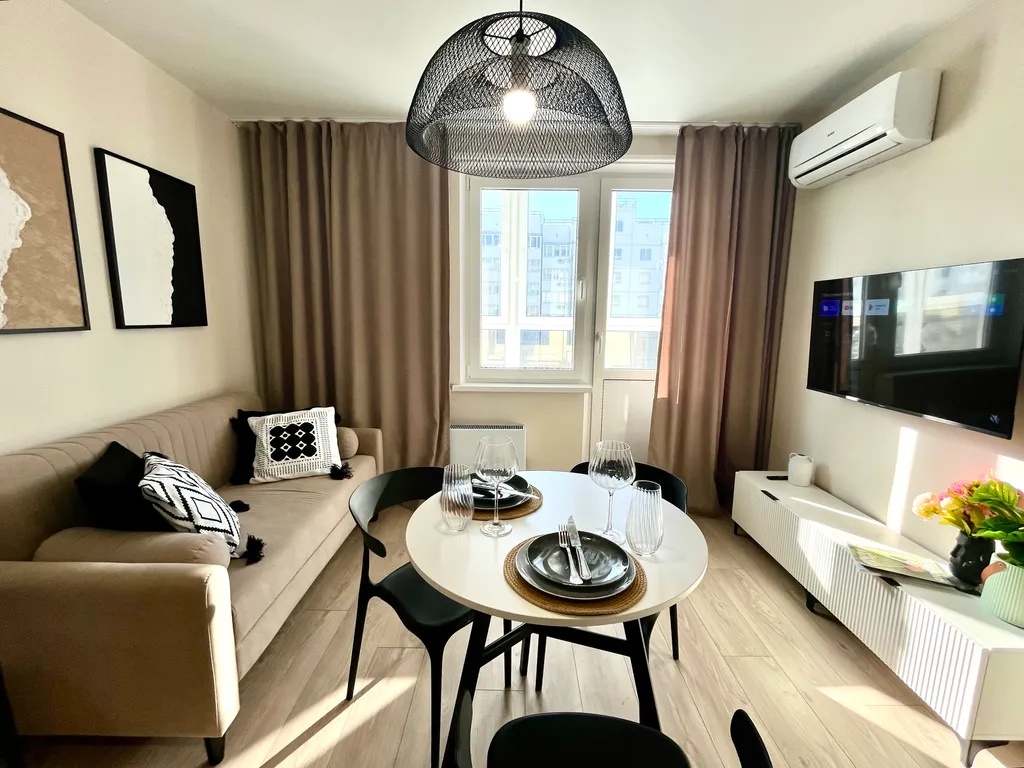 Квартира Стильная 1к квартира с отличным видом и эстетичным интерьером — Анапа