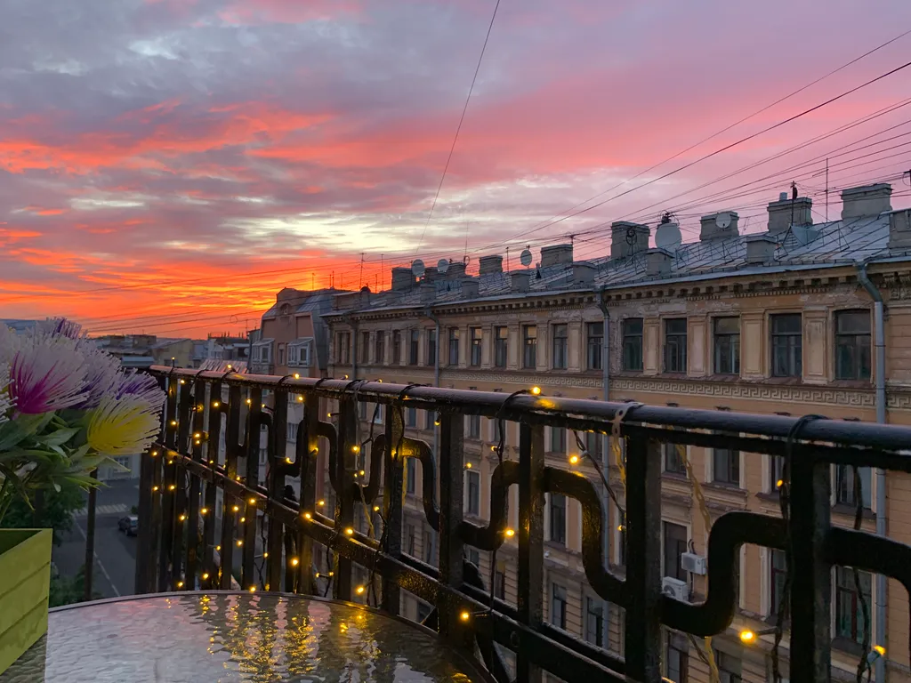 Квартира Квартира Уютная студия с балконом в центре — Санкт-Петербург