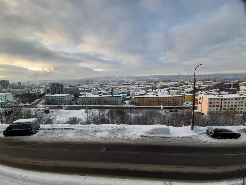 1-комнатная квартира с красивым видом на город и залив