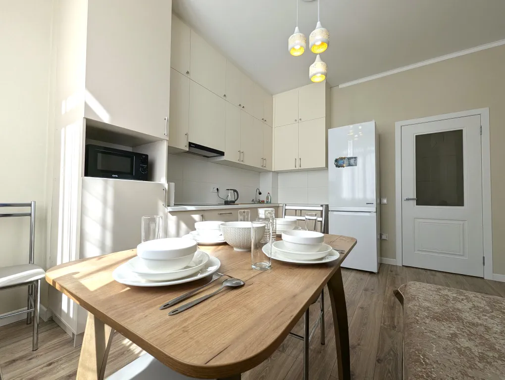 Уютная светлая квартира в центре Алматы со всеми удобствами