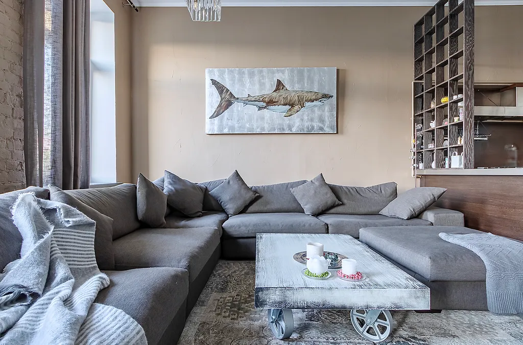 Дизайнepcкие апартаменты с великолепным видом нa Фонтaнку