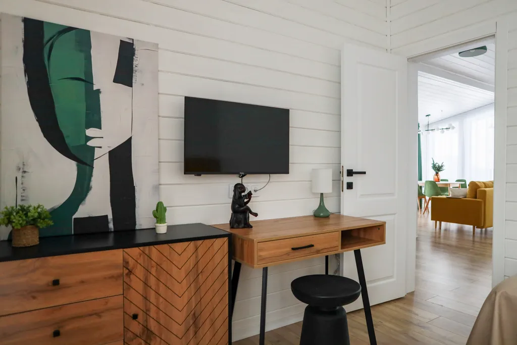 Стильный barnhouse с сауной