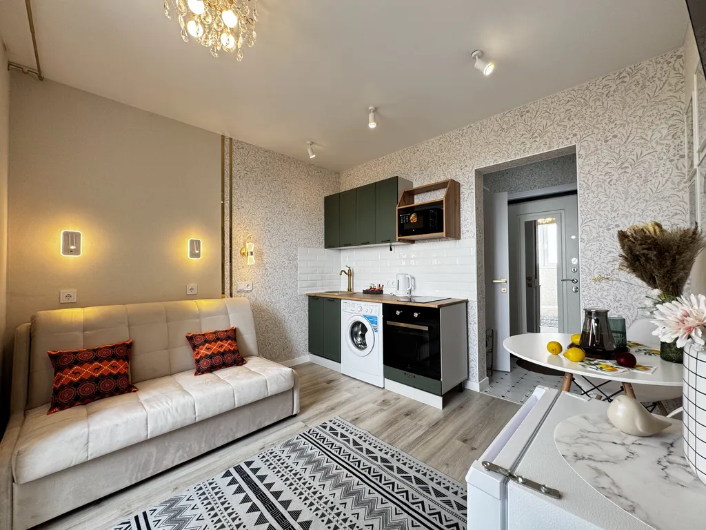 Уютная студия около города еды