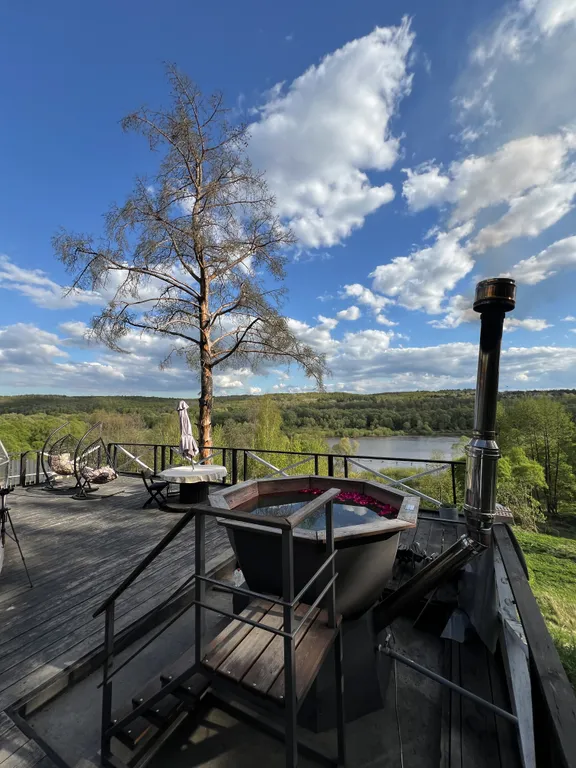 Глэмпгеокупол Домик на Оке