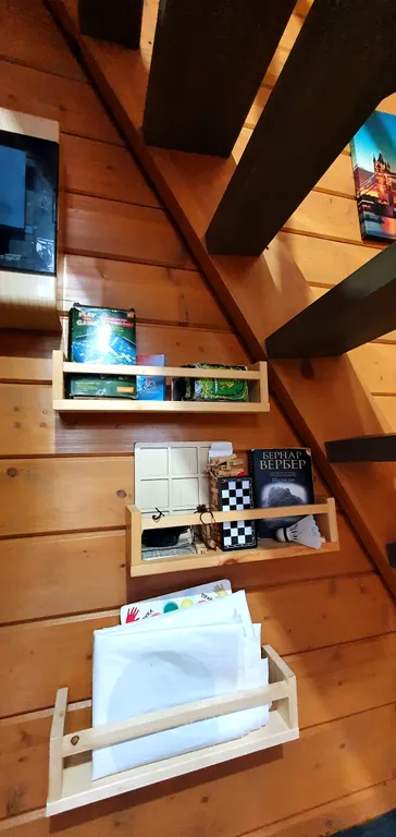 Уютный домик в стиле а-фрейм