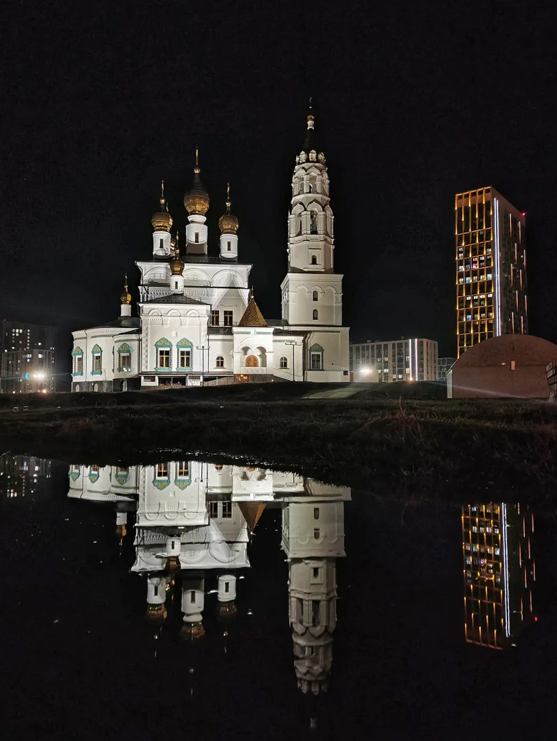 Вечерние прогулки возле дома