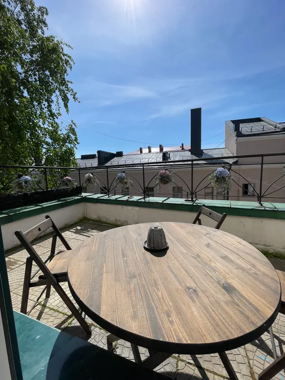 Апартамент с террасой в самом сердце Выборга