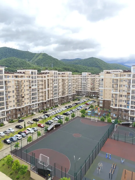 Квартира на 9 этаже с балконом, вид на горы, п. Лазареаское, Сочи