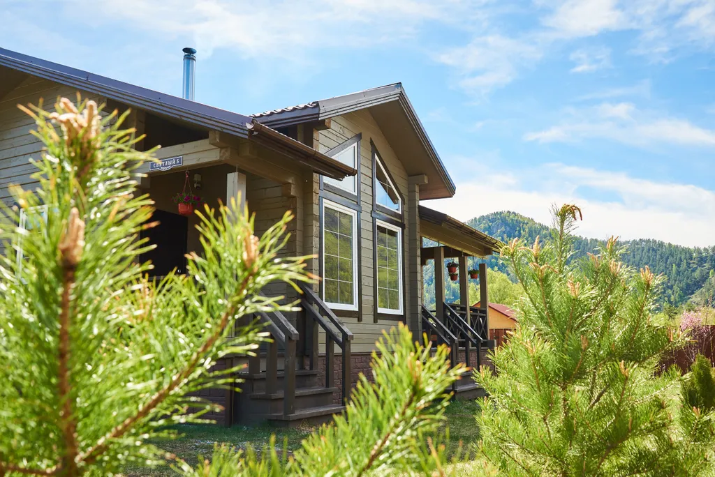 Коттедж Новый дом в Чемале Счастье здесь с панорамным видом на горы — аренда посуточно в Чемал