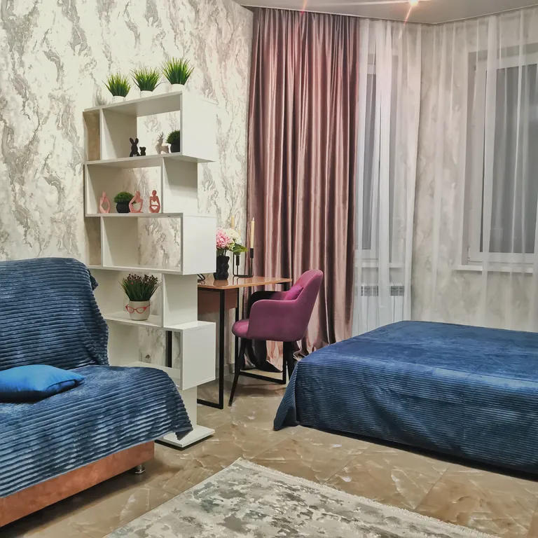 Квартира с шикарным видом на реку Енисей в ЖК Коломенские высотки