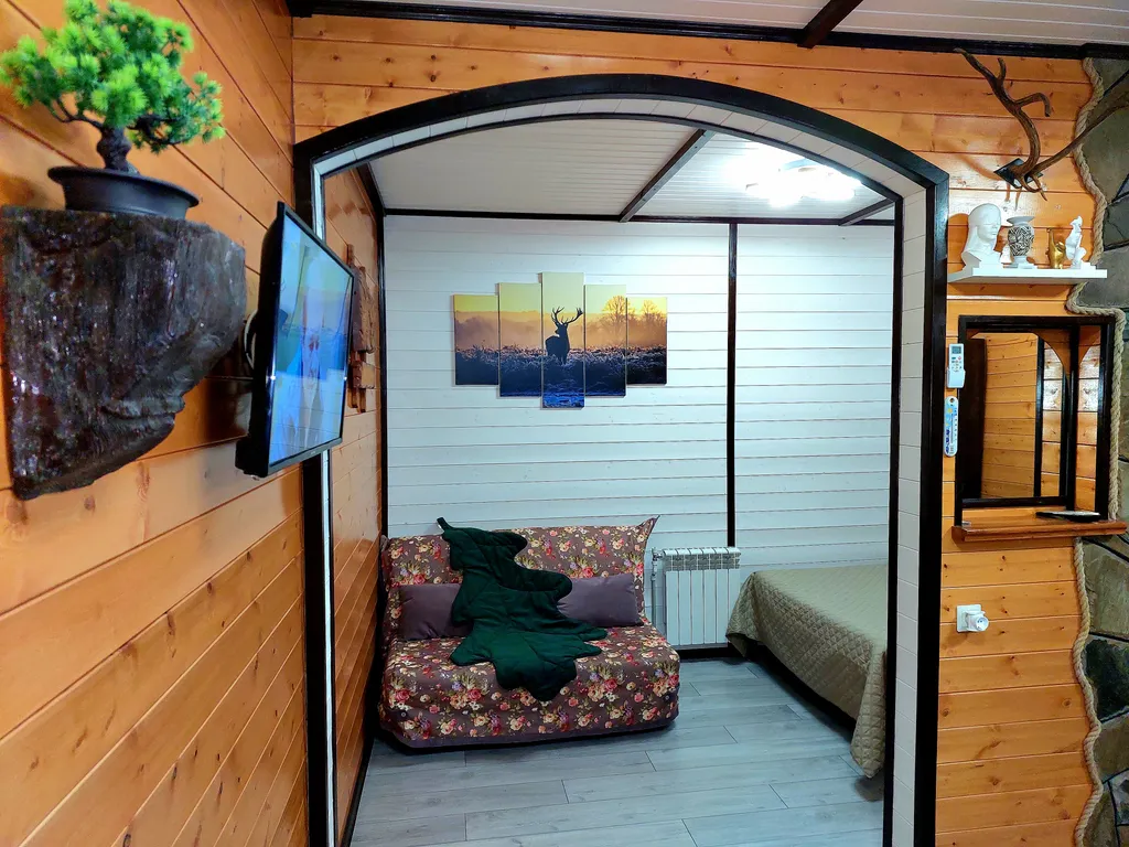 Домик с террасой и купелью