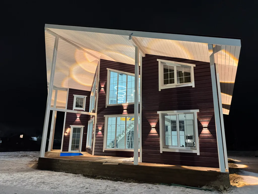 Новый коттедж с сауной и бассейном