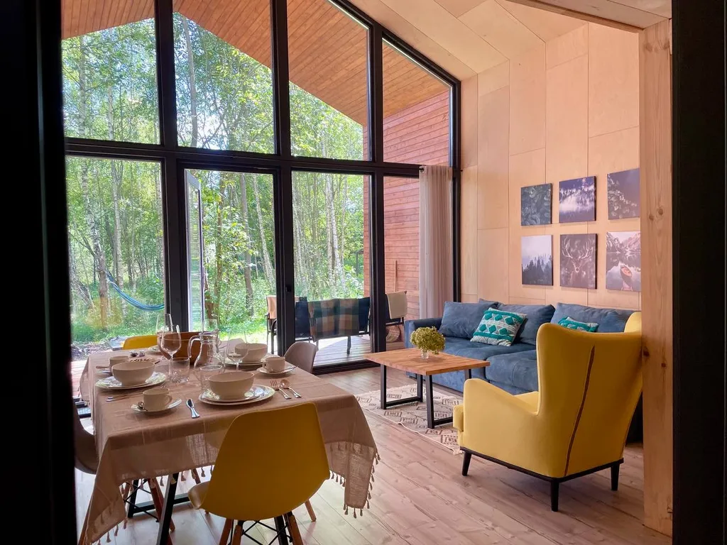 Загородный дом на берегу Рузы