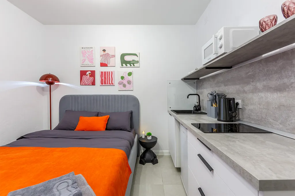 Отличная удобная студия для 2-х