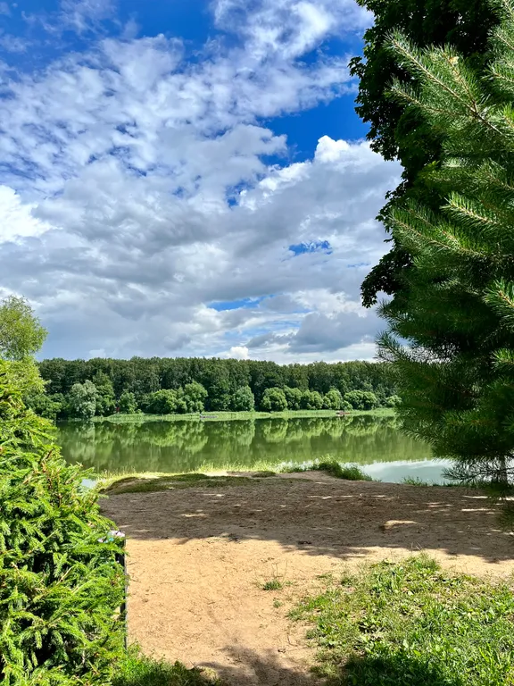 Коттедж Атмосферный дом из бревна с камином и сауной у водохранилища — Маслово