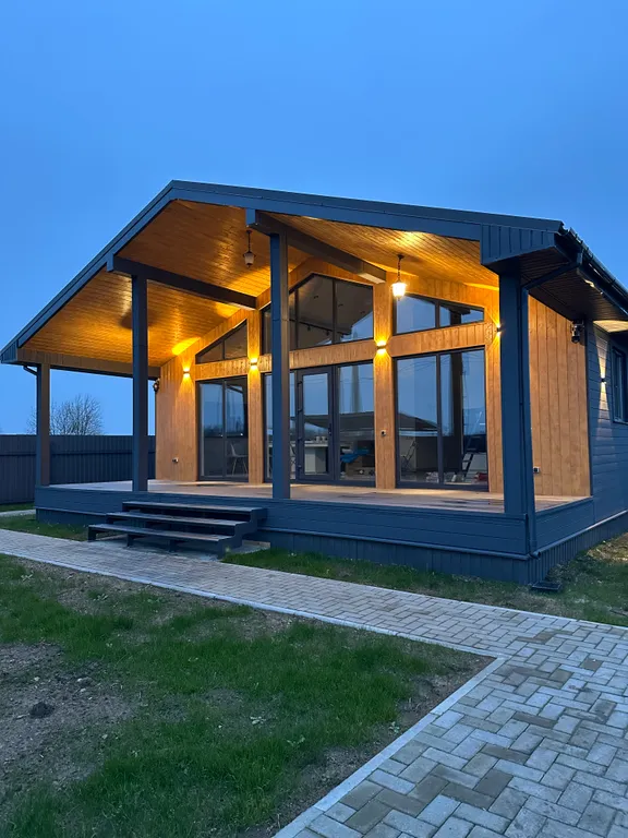 Коттедж Дом в стиле шале у Москва-реки — аренда посуточно в Бронницы