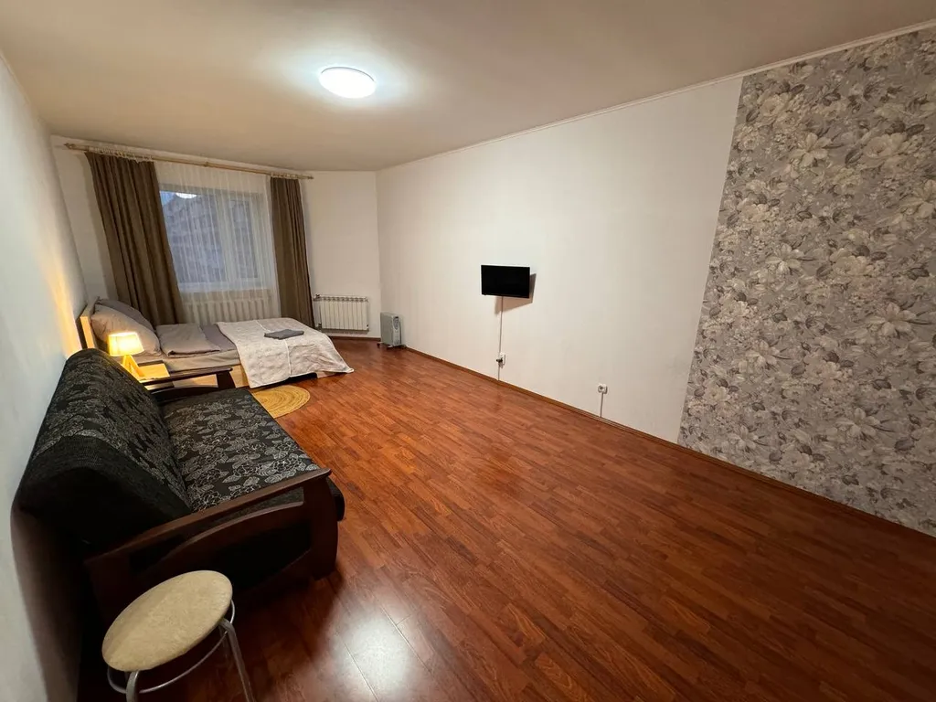 Просторная однокомнатная квартира с высокими потолками