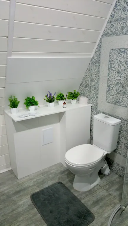 Дом-шале А-фрейм Счастье с баней у реки