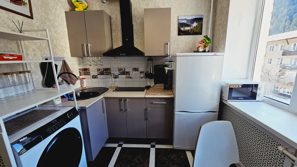 3-комнатная квартира с 2 спальнями в центре