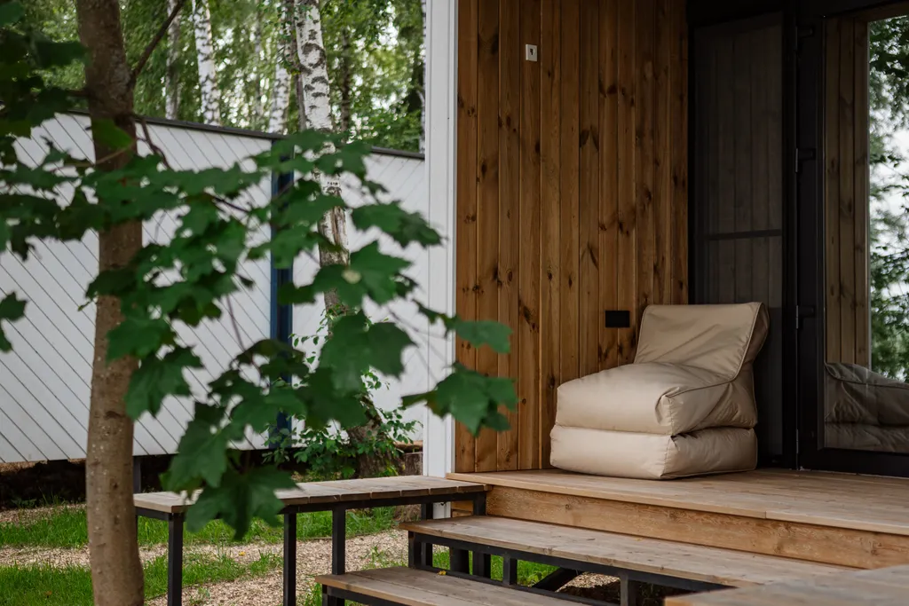 Дом-Куб на берегу Истры до 4-х человек