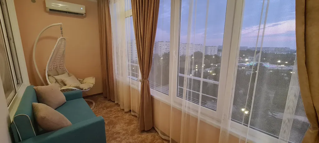 Квартира Квартира Апартамент с кухней и с балконом с видом на море — Севастополь