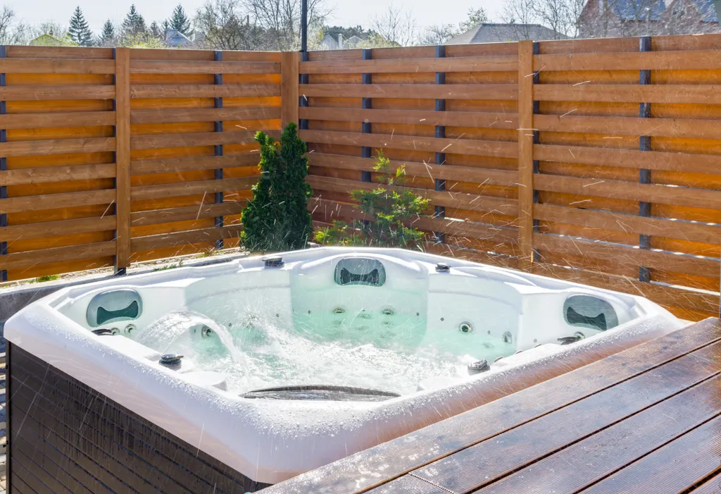 Aframe_kmv дом с джакузи желаемой температуры