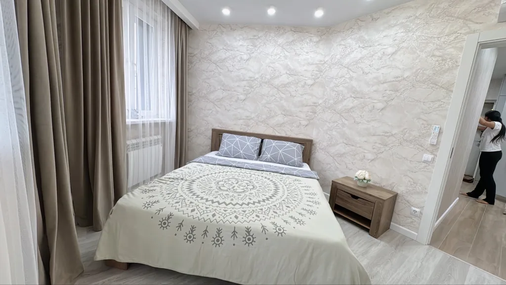 Квартира Квартира Для большой семьи, двухкомнатная, с видом на бассейн и море — Адлер