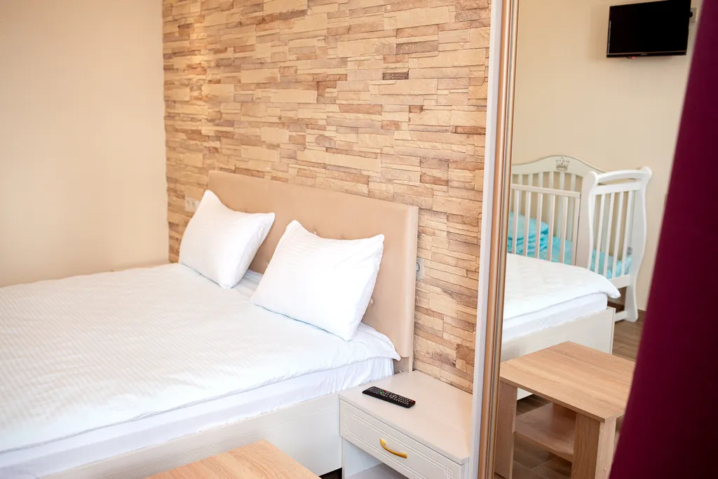 Превосходный двухкомнатный семейный номер с мини кухней