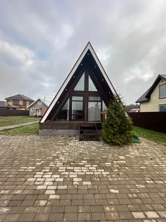 Уютный дом А-фрейм на базе отдыха глэмпинге "Салтыковские