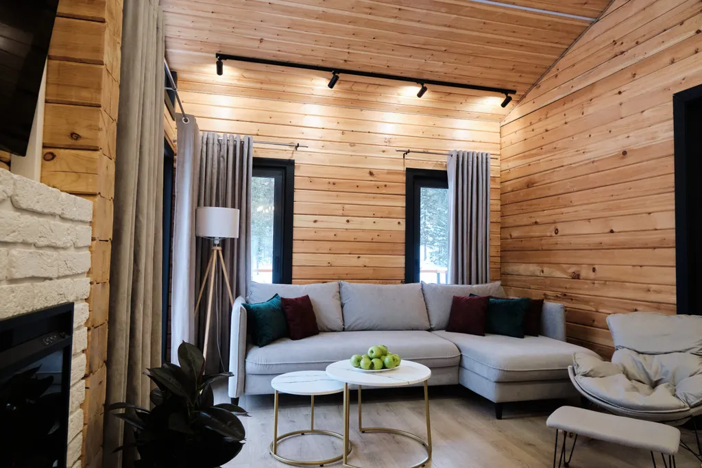 Двухкомнатный дом с сауной