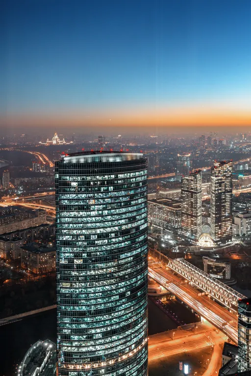 Двухуровневый апарт в Москве Сити