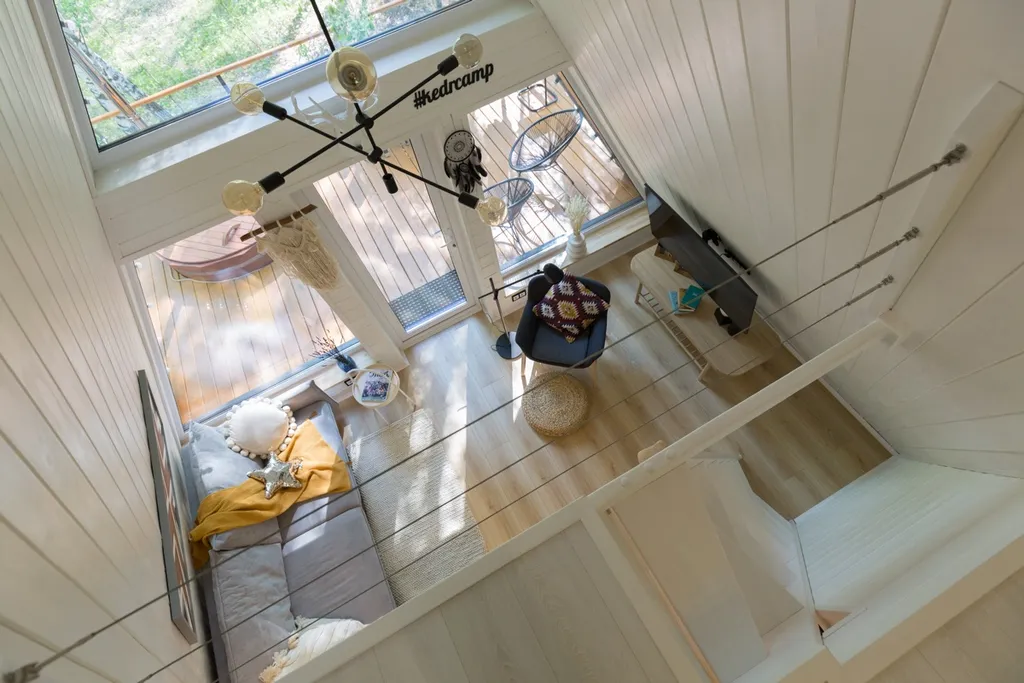 Глэмпинг Krona camp (Дома A-frame в лесу) 40 км от Уфы