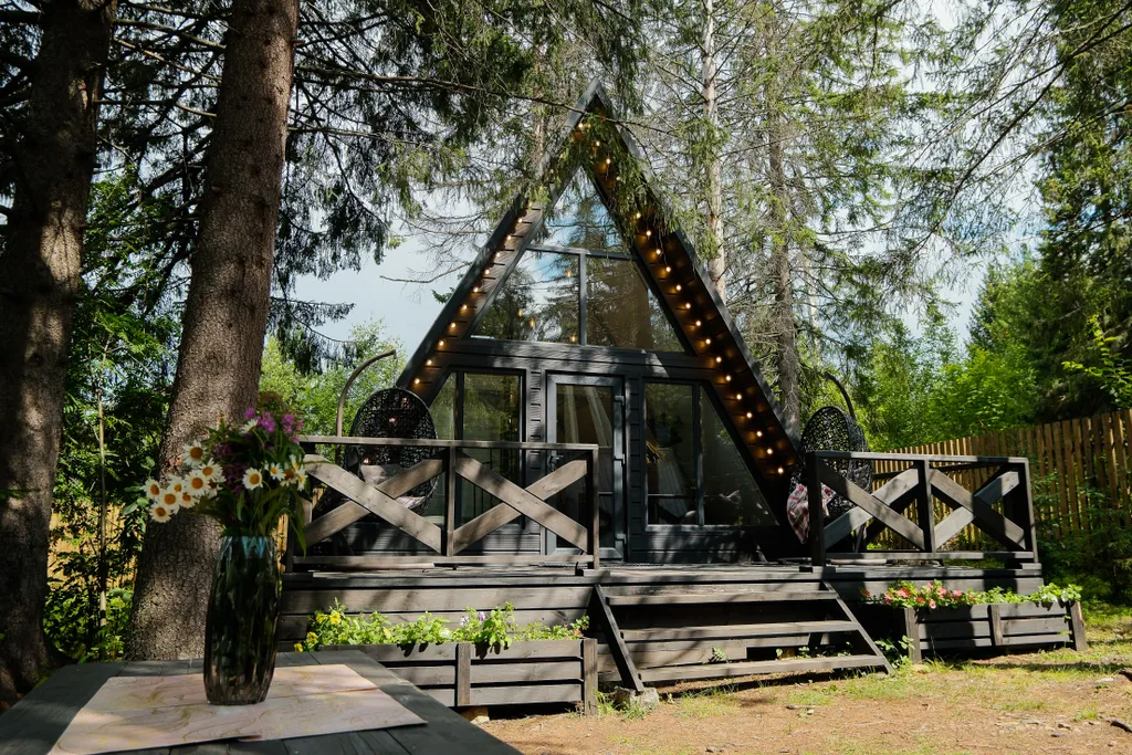 A-frame на Горе Белой