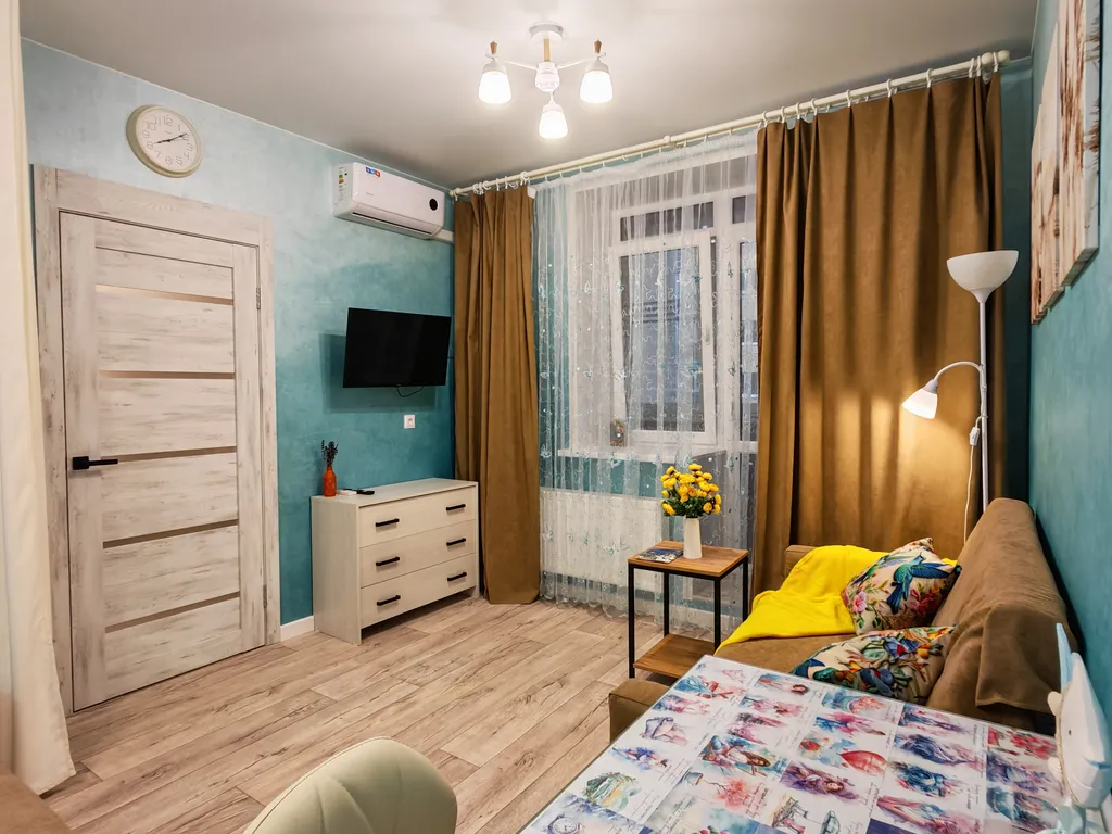 Квартира с новогодней атмосферой в новостройке