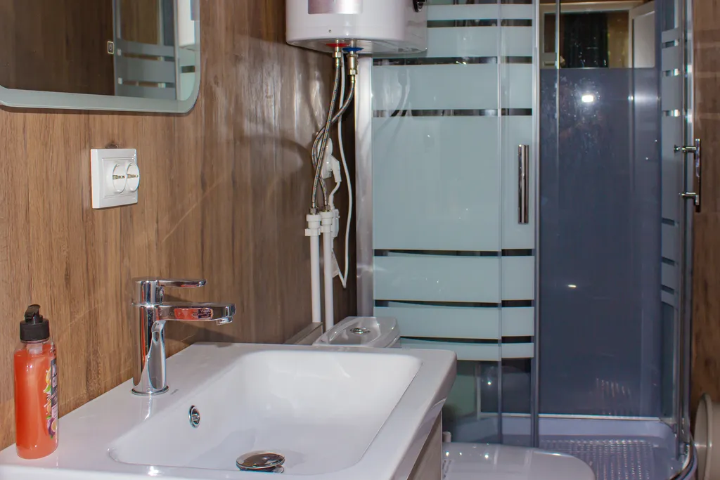 Шале около гор Кавказа