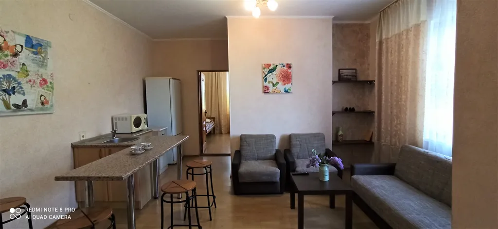 Квартира Апартаменты с двумя комнатами — Анапа