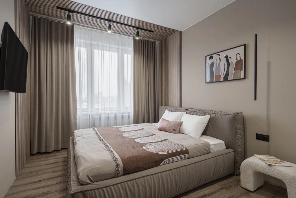 Уютная квартира Кашемир с шикарным видом на город