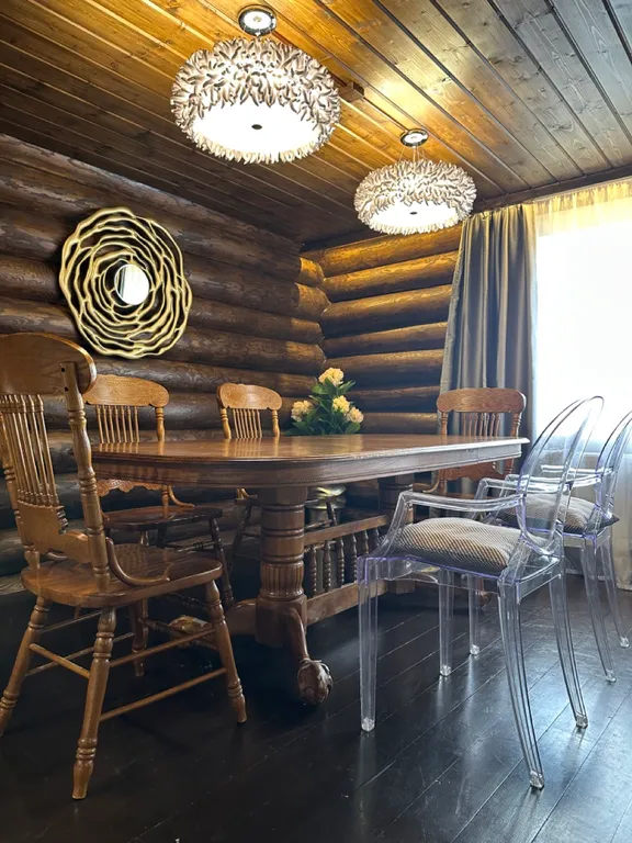 Просторный дом с баней и чаном