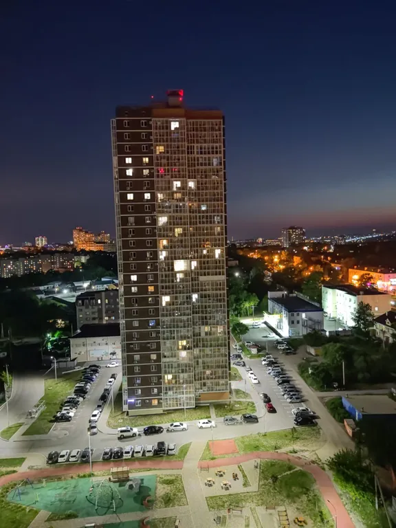 Квартира Квартира Уютная студия с отличным видом на город — Хабаровск