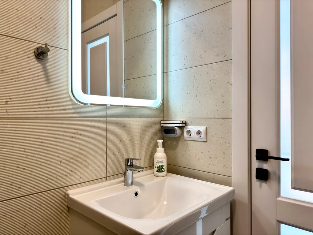 Квартира Квартира Премиум с видом на море и балконом — Лазаревское