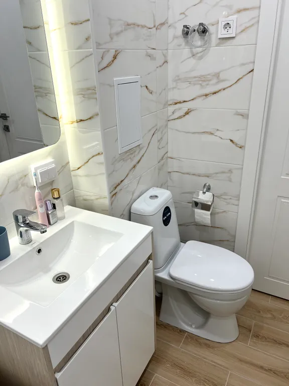 уютная квартира в новом доме.