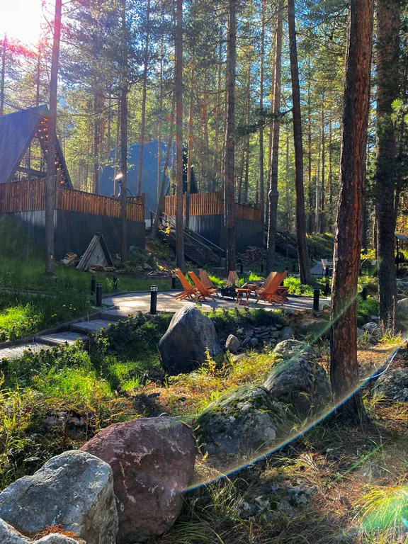 Shale A-travel 2A-frame домик с джакузи на 4 человек